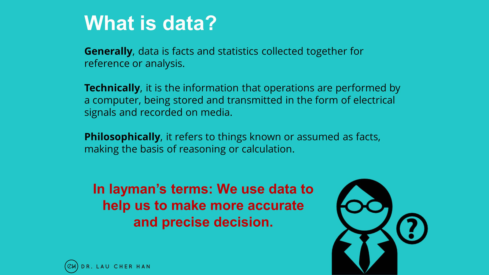 What is data?